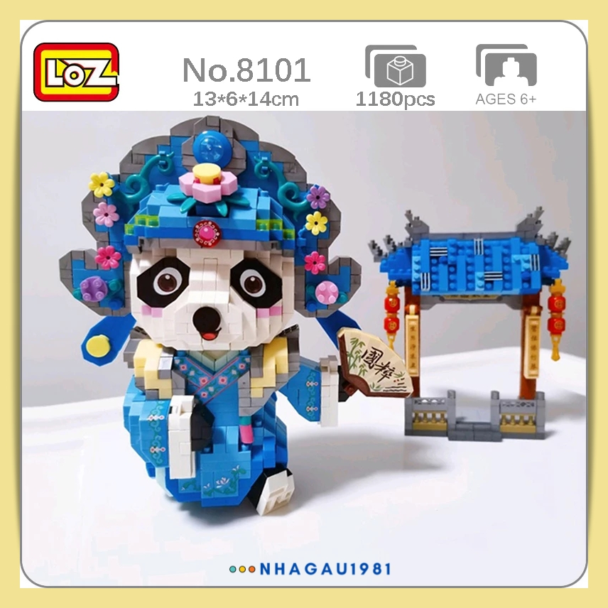 Đồ Chơi Lắp Ráp Mô Hình Nhân Vật Chính Hãng LOZ Tặng Thanh Gỡ Gạch Lắp Ráp Shop Nhagau1981