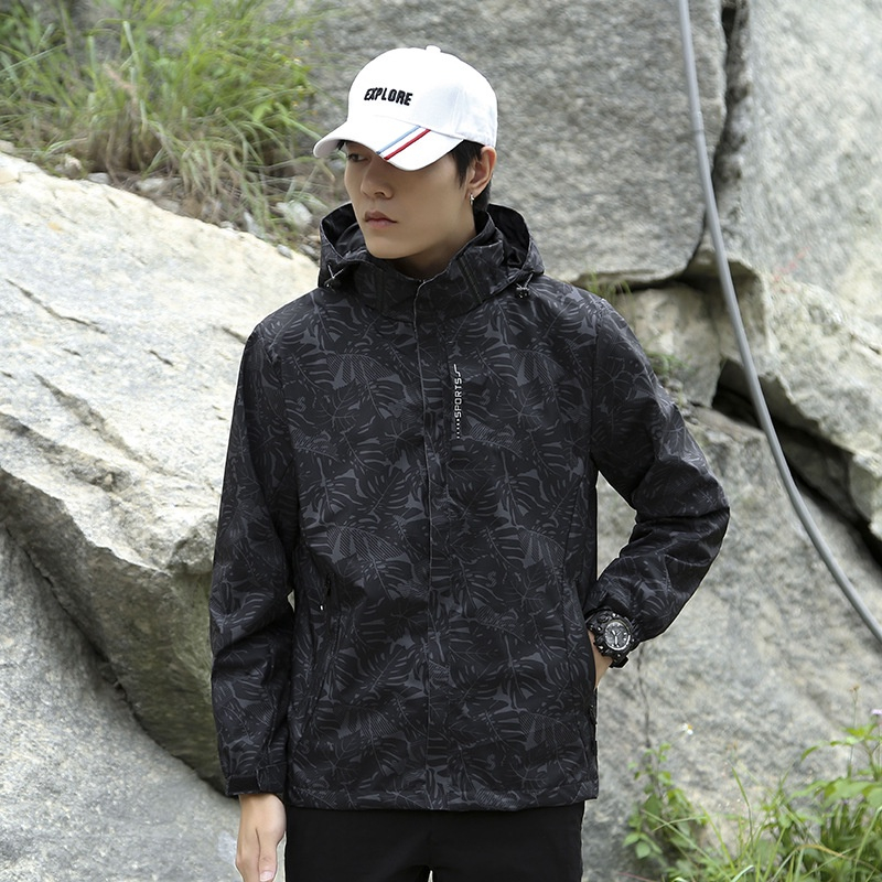 Áo gió nam nữ, Áo khoác gió IN HOẠ TIẾT chống nước, chống gió - Hinu Official