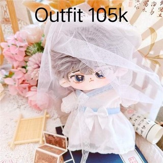 [Outfit doll 20cm] Đồ hầu gái và hán phục cho búp bê
