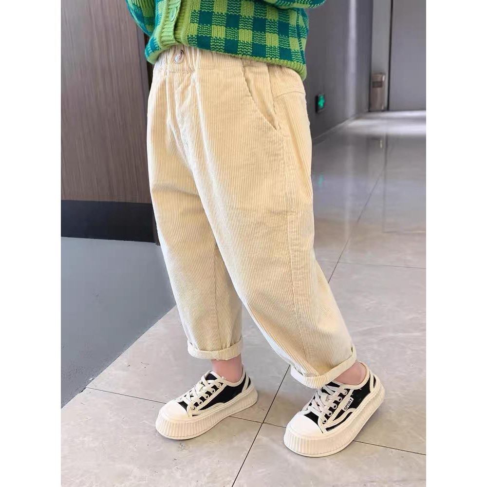 Quần baggy gzj nhung bé gái