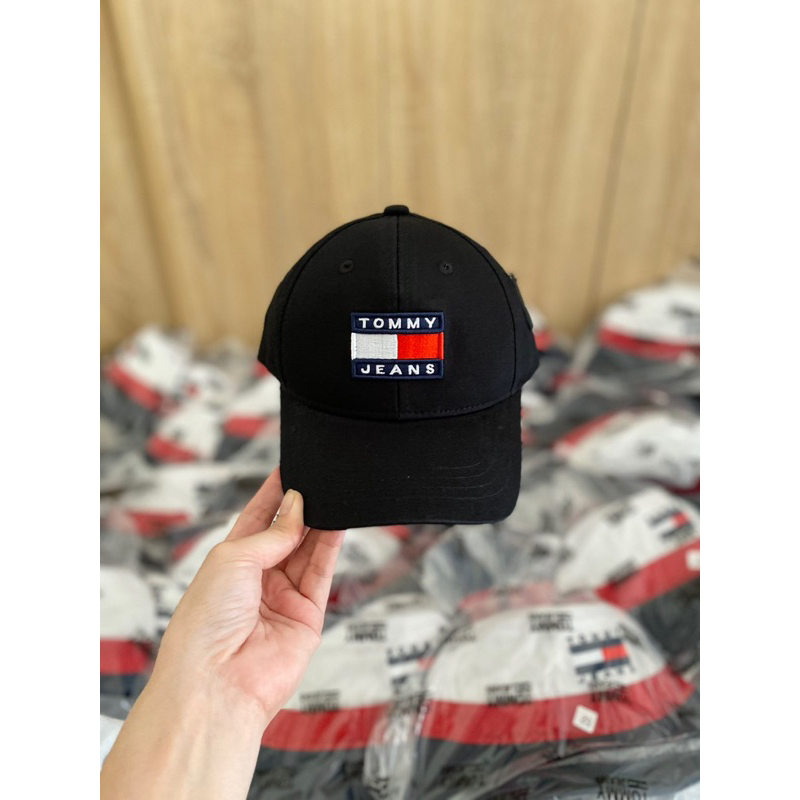 Mũ lưỡi trai Tommy bé trai và người lớn-B2 bản chữ