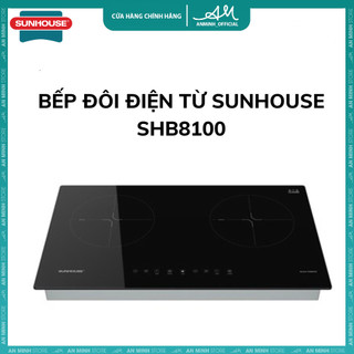Bếp đôi điện từ sunhouse shb8100 bảo hành 12 tháng chính hãng