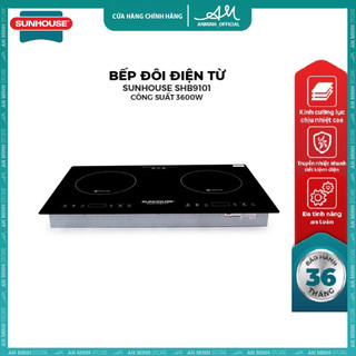 Bếp từ đôi sunhouse shb9101 - bảo hành 3 năm tại nhà
