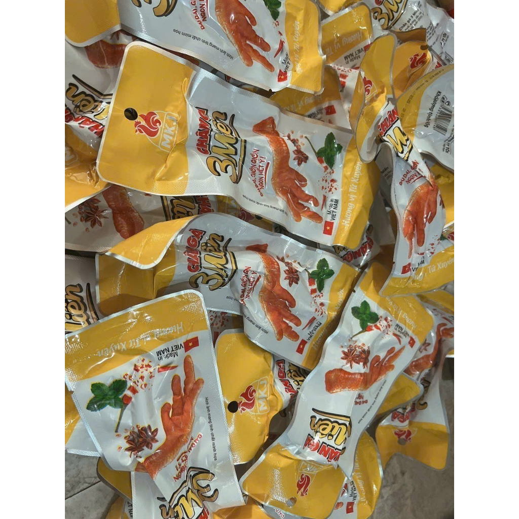 Hân Gà Ba Miền Loại To Ăn Vặt Cực Ngon Thấm Vị Chính Hãng Gói 45g