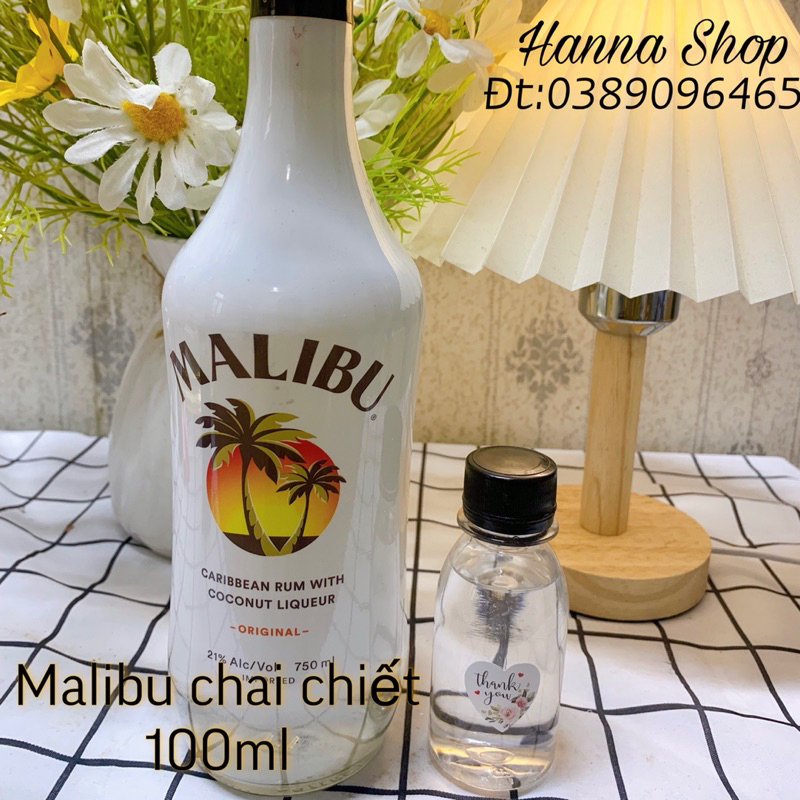 Malibu hương dừa Chai chiết 100ml