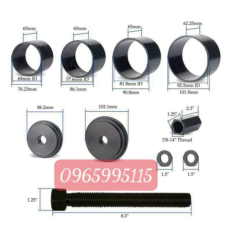 Bộ cảo bạc đạn cầu trước 23 chi tiết