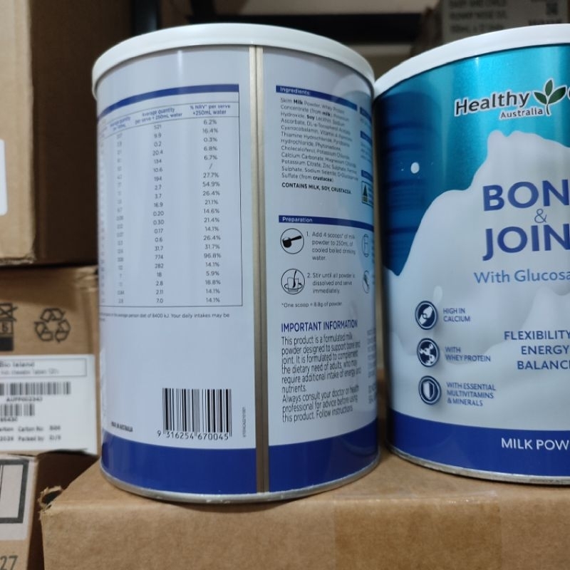 Sữa Xương Khớp Bone and Joint healthy care 600mg