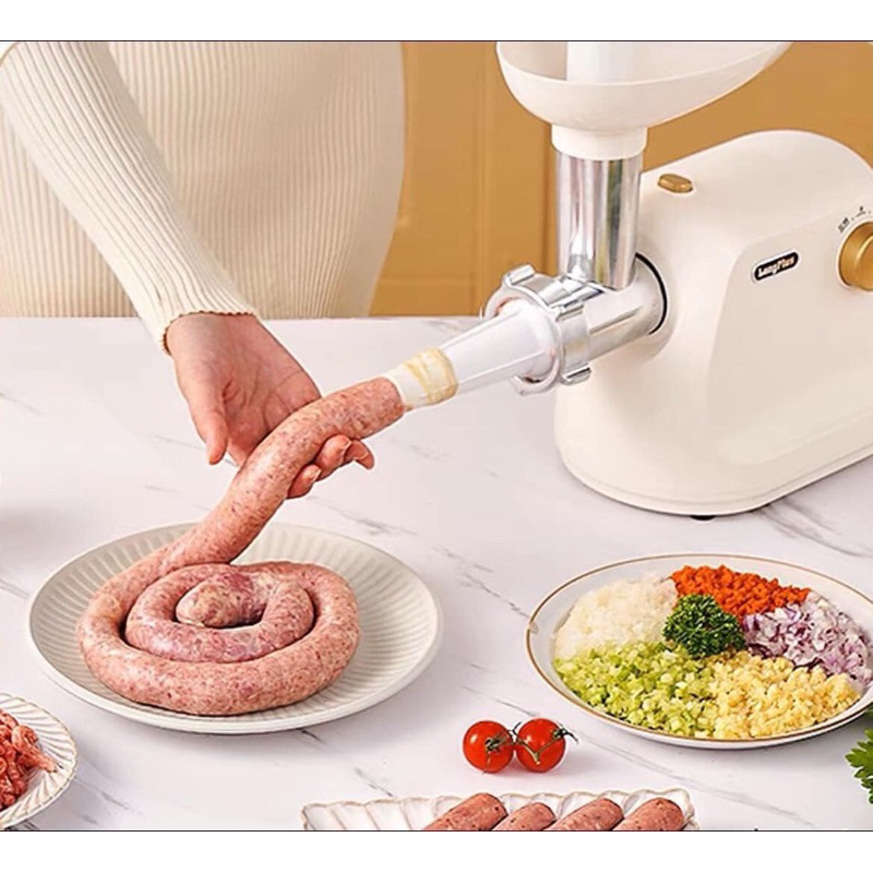Máy xay thịt nhồi xúc xích đa năng LongPlus cao cấp - Cáo đeo nơ