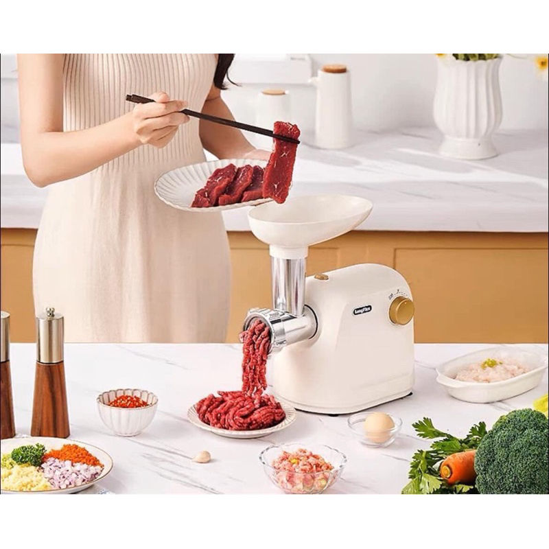 Máy xay thịt nhồi xúc xích đa năng LongPlus cao cấp - Cáo đeo nơ