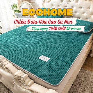 Chiếu điều hòa cao su non, Chiếu điều hòa full size tencel latex cao su non cao cấp nhà EcoHome