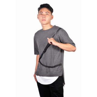 Áo thun Oversize Layer  VGREY TU Unisex