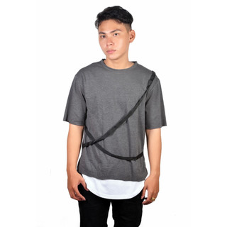 Áo thun oversize layer vgrey tu unisex