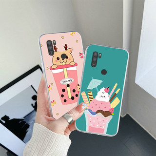Ốp lưng vsmart Active 3 in hình trà sữa cute
