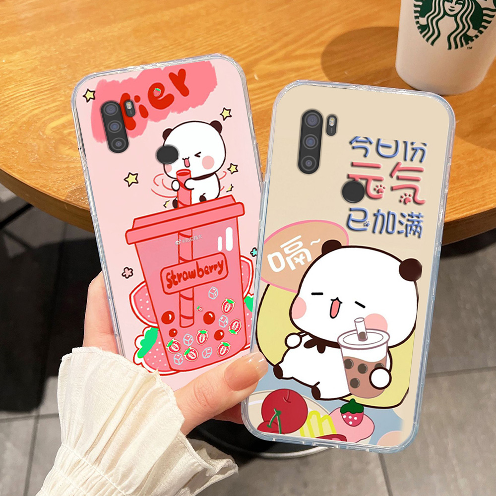 Ốp lưng vsmart Active 3 in hình trà sữa cute