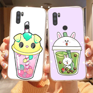 Ốp lưng vsmart Active 3 in hình trà sữa cute