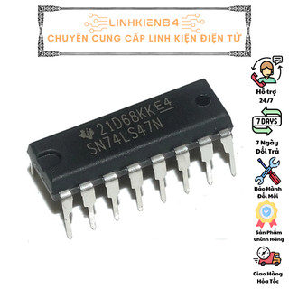 Ic chức năng flip - flop loại d 74ls47 7447
