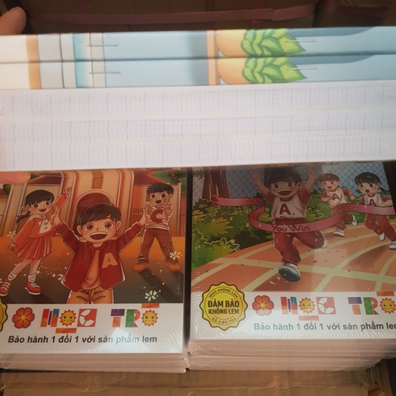Tập học sinh 200tr, vở 200tr 4 ô li Hoa Học Trò