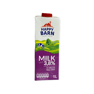 Sữa tươi nguyên kem không đường Happy Barn độ béo 3.8% - Thùng 12 hộp