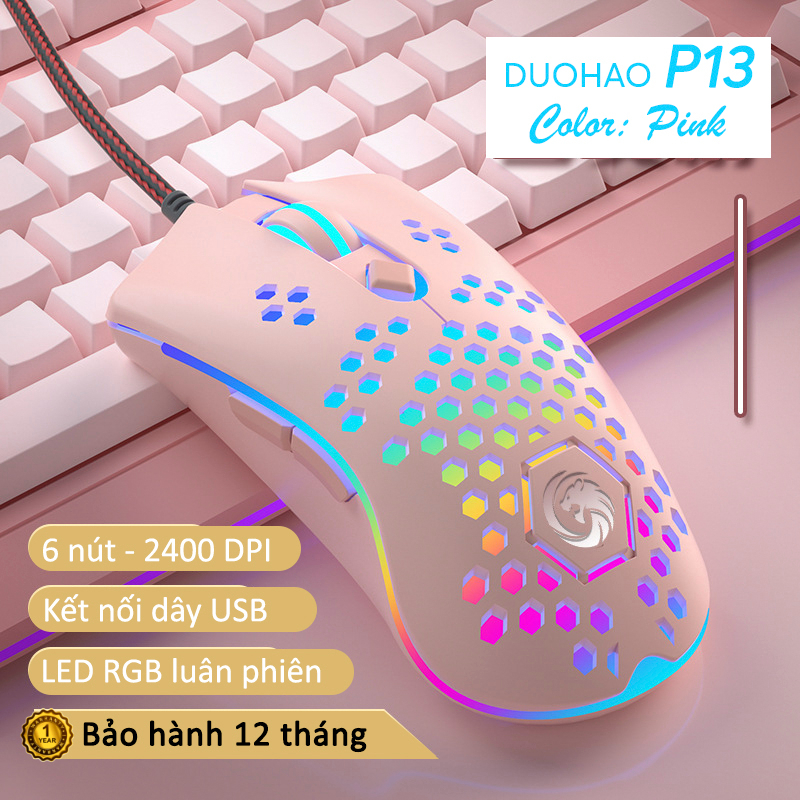 Chuột Gaming DUOHAO/SHIPADOO Điều chỉnh DPI 6 nút thiết kế chuyên game | BigBuy360 - bigbuy360.vn