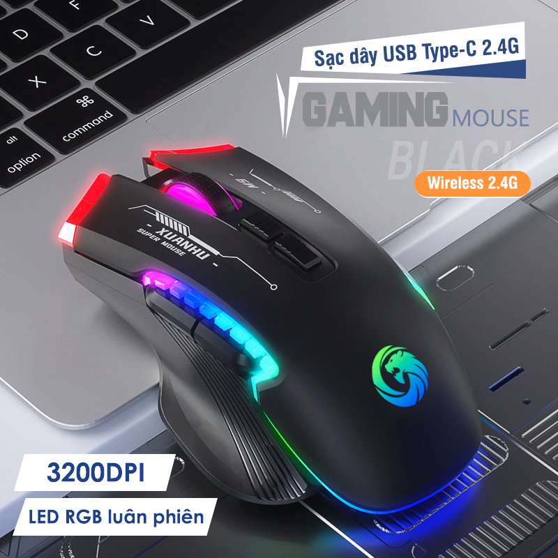 Chuột Gaming DUOHAO/SHIPADOO Điều chỉnh DPI 6 nút thiết kế chuyên game | BigBuy360 - bigbuy360.vn