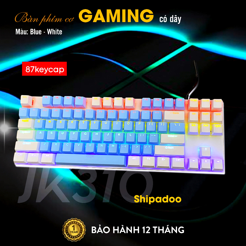 Bàn Phím Cơ Shipadoo JK310 Bản Rút Gọn 87 Key | BigBuy360 - bigbuy360.vn