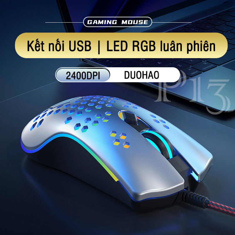 Chuột Gaming DUOHAO/SHIPADOO Điều chỉnh DPI 6 nút thiết kế chuyên game | BigBuy360 - bigbuy360.vn