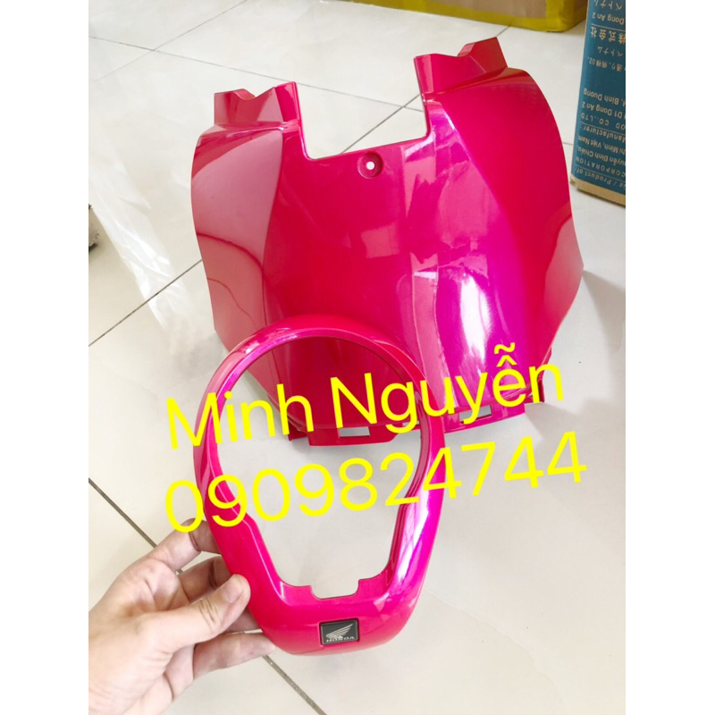 Set 2 món hồng xe Scoopy thái đời 2023 chính hãng honda
