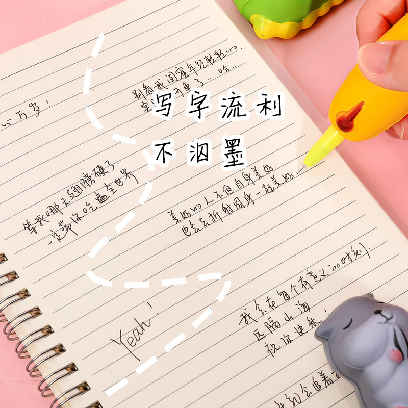 Bút Bi Nước Squishy Bóp Mềm Giảm Stress