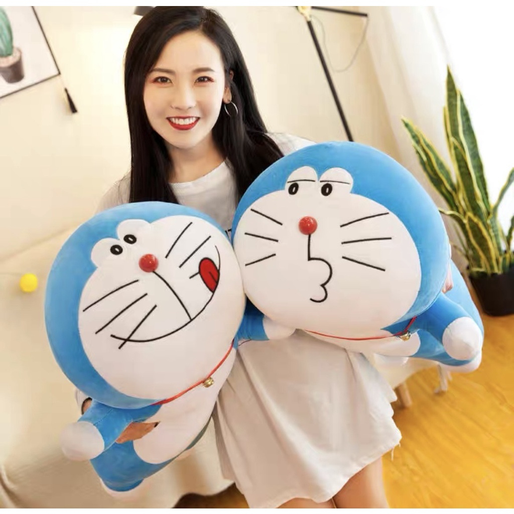 Gấu bông, gối ôm Doremon cute mềm mịn an toàn cho bé full size RN007