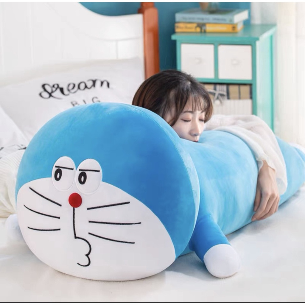 Gấu bông, gối ôm Doremon cute mềm mịn an toàn cho bé full size RN007