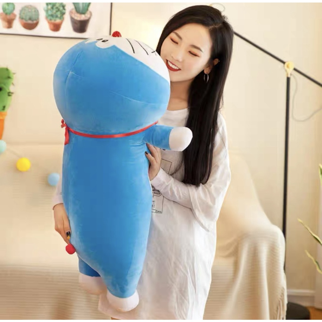 Gấu bông, gối ôm Doremon cute mềm mịn an toàn cho bé full size RN007