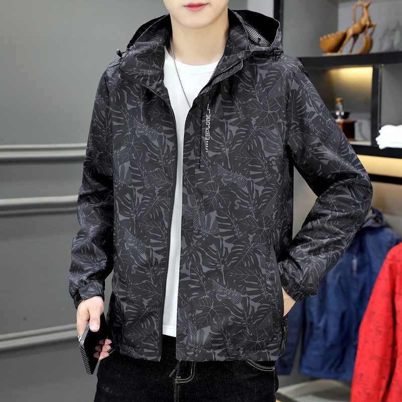 Áo khoác nam nữ,áo gió có họa tiết siêu nhẹ giữ ấm tốt thời trang nam Patio.
