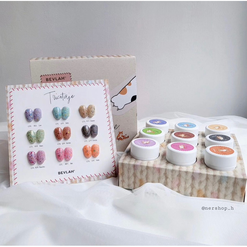 Bevlah - Set sơn gel topping Tricotaje collection