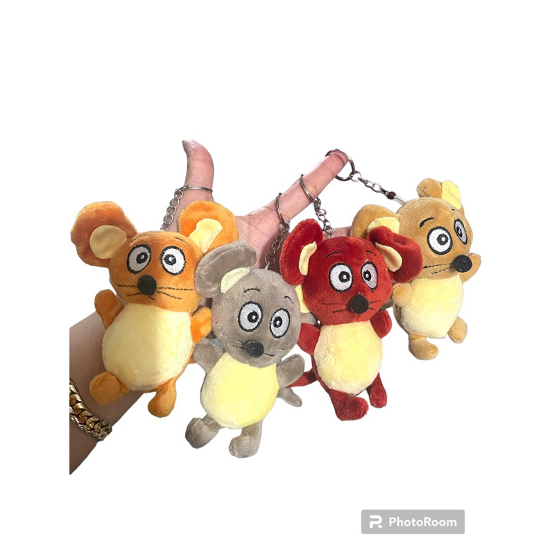 Móc khoá chuột bông