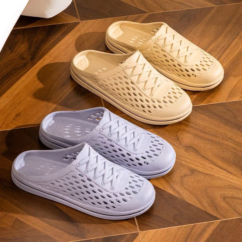 Giày Nhựa Đi Mưa Ngoài Trời Chất Cao Su Chống trơn Trượt Giầy Đi Mưa Dây