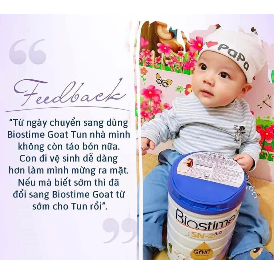 Sữa Dê Biostime Sn-2 Bio Plus Ultra Goat số 1, 2, 3 hộp 800g Chính Hãng