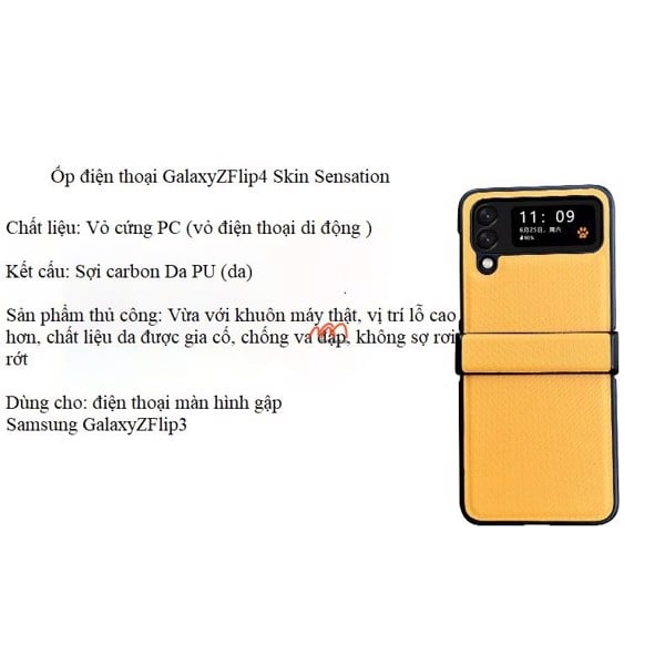 Ốp Lưng Sợi Carbon Samsung Z Flip 4