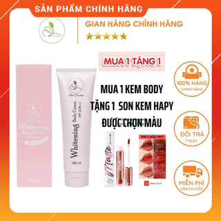 Kem body men bia MiniGarden 180ml TẶNG son kem lì HAPY 3,5ml được chọn màu