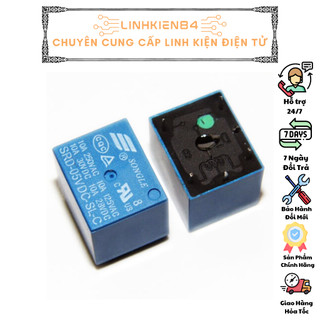 Relay xanh songle 5 chân 5v 12v 24v 48v