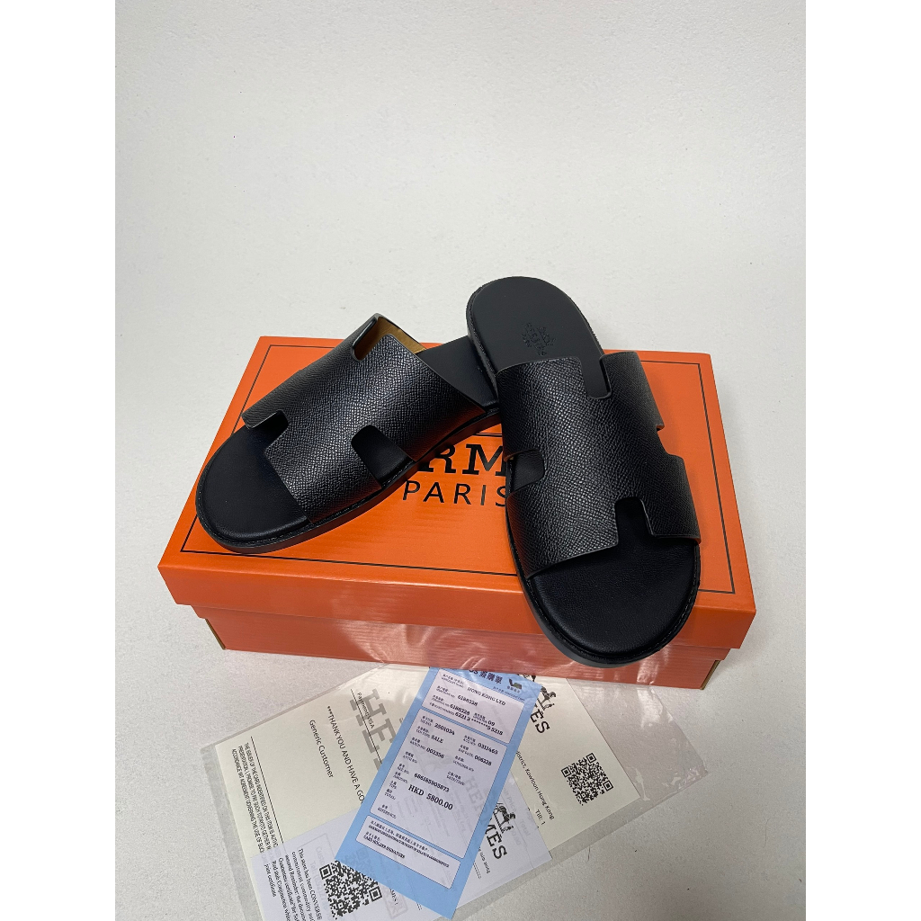 Dép Da Nam HM Chữ H Hot Nhất Dép Nam Quai Ngang Thời Trang Bản Mới Xướng DX01