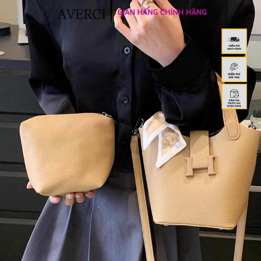 AVERCI Túi Đeo Chéo, Túi Xách Nữ Hàng Nội Địa T.rung Kèm Lõi Kèm Khăn AVC313758