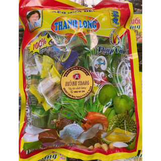 Kẹo dừa mix vị thập cẩm thanh long gói 450gr đặc sản bến tre
