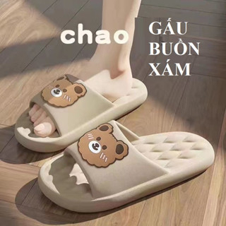 Dép Nhựa Dẻo Gấu Đi Trong Nhà, Văn Phòng Cao Cấp ĐX220