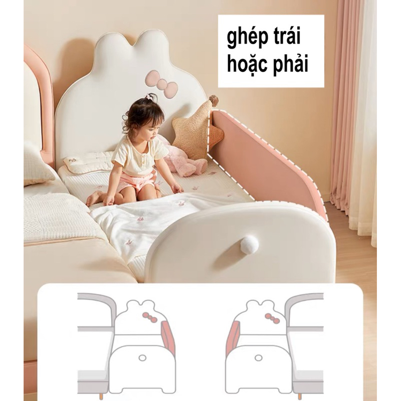 Giường ghép cho bé ngủ cùng bố mẹ