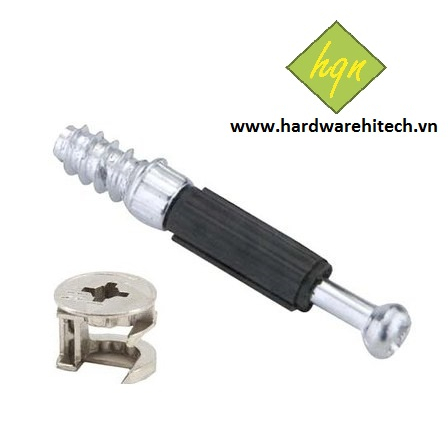 (Túi 50 bộ) Ốc Cam liên kết 2 thành phần ren thưa 2In1/ ỐC LIÊN KẾT 2 TRONG 1/ Ty nhựa 45 + Cam A36