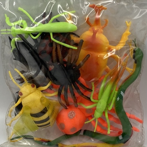 Loại Lớn Bộ đồ chơi mô hình các loài côn trùng đại bằng nhựa - Mô hình động vật cho bé