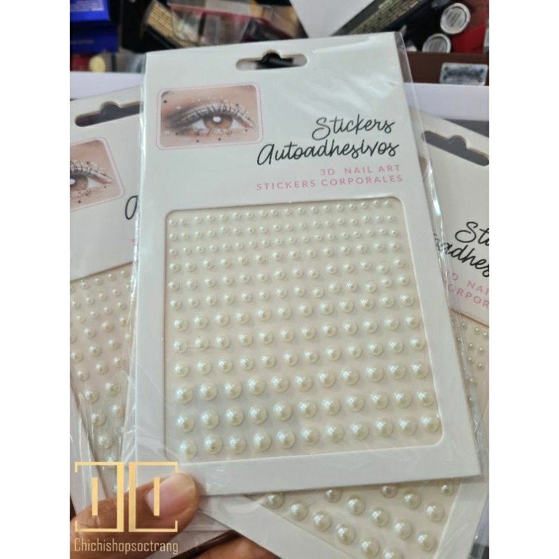 Hạt dán, Đá dán tóc, ngọc dán tóc, mặt makeup beauty