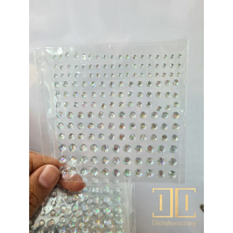 Hạt dán, Đá dán tóc, ngọc dán tóc, mặt makeup beauty
