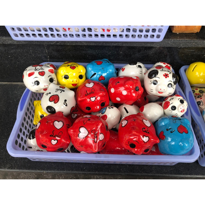 Heo Sứ Siêu Mini Siêu Đáng Yêu Nhiều Màu Sắc