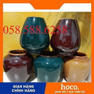 Lu uống bia. cốc uống bia. lu bia gốm sứ, màu ngẫu nhiên